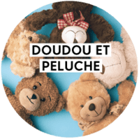 Doudou et peluche comme cadeau de naissance pour bébé