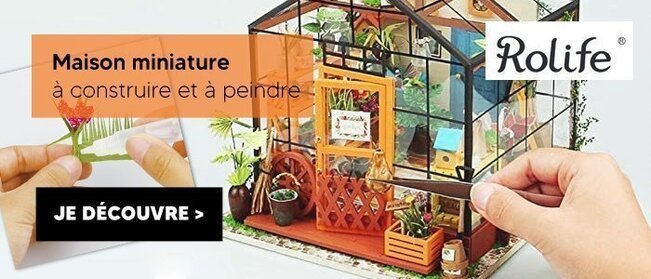 Rolife Kit de maison de poupée miniature à faire soi-même pour adul