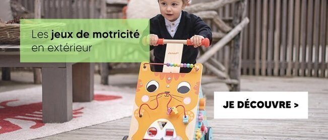 Jeux de motricité pour bébé en extérieur