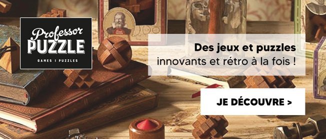 Professor puzzle, des jeux et puzzles innovants et rétro à la fois