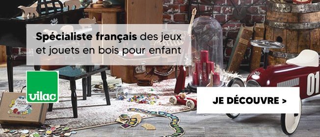 Vilac  spécialiste français des jeux et jouets en bois vintage pour enfant