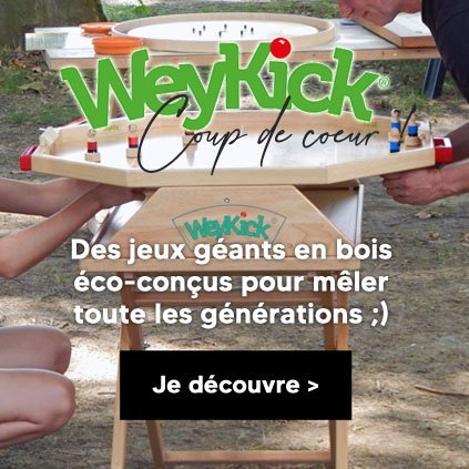 Weykick : jeux géants en bois éco conçus