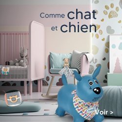 Décoration bébé chien et chat