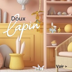 Décoration bébé lapin