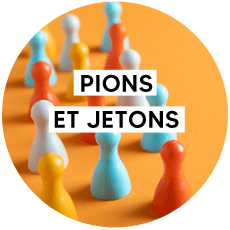 Pions pour jeu de société