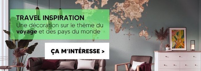 Travel inspiration : Une décoration sur le thème du voyage et des pays du monde