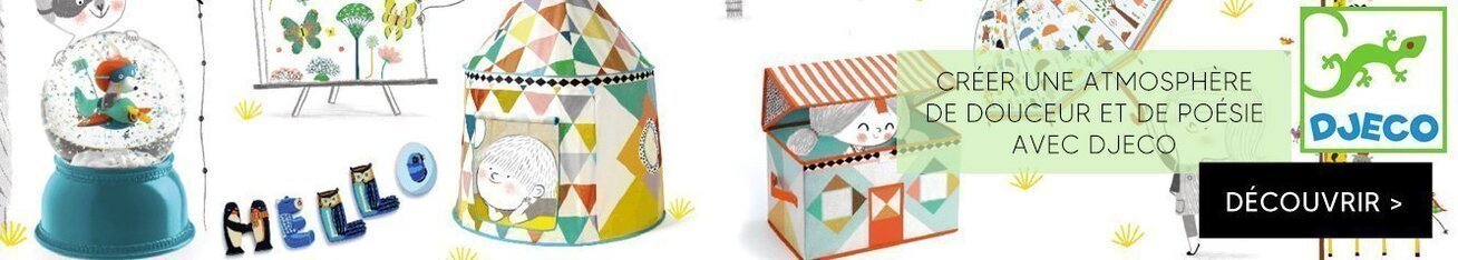 Décoration de chambre avec Djeco