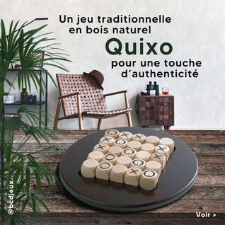 Jeu traditionnel en bois Quixo pour ajouter une touche d'authenticité à sa déco