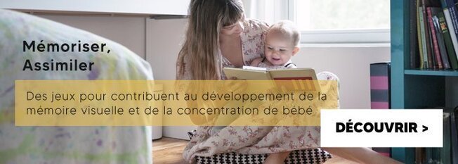 Jeux d'éveil bébé pour mémoriser et assimiler