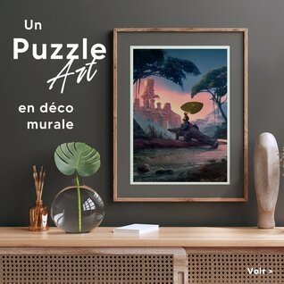 Un puzzle art en décoration murale ludique