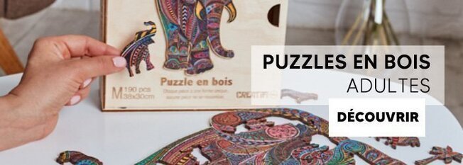 Activité solo : puzzle bois