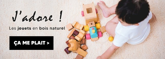 Les jouets en bois naturel pour bébé