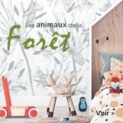 Thème décoration et jouets les animaux de la forêt pour une chambre d'enfant