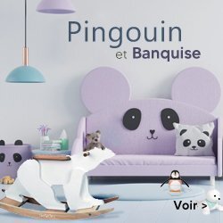 Thème décoration et jouet Pingouin et Banquise pour une chambre d'enfant