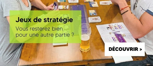 Bar à jeux avec des jeux de stratégie