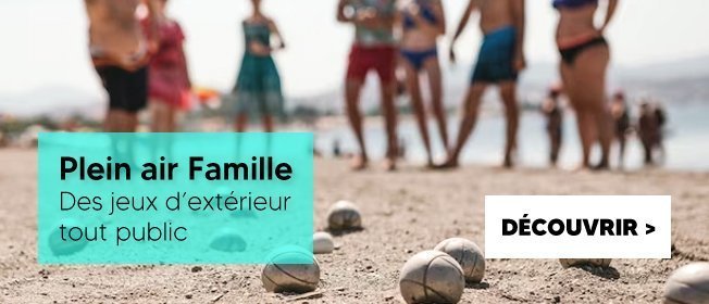 Jeux d'extérieur pour camping