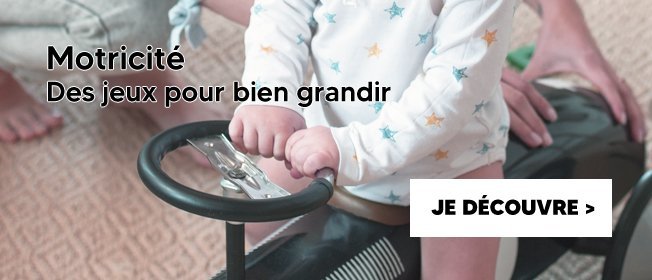 Jeux de motricité bébé pour crèches et assistante maternelle