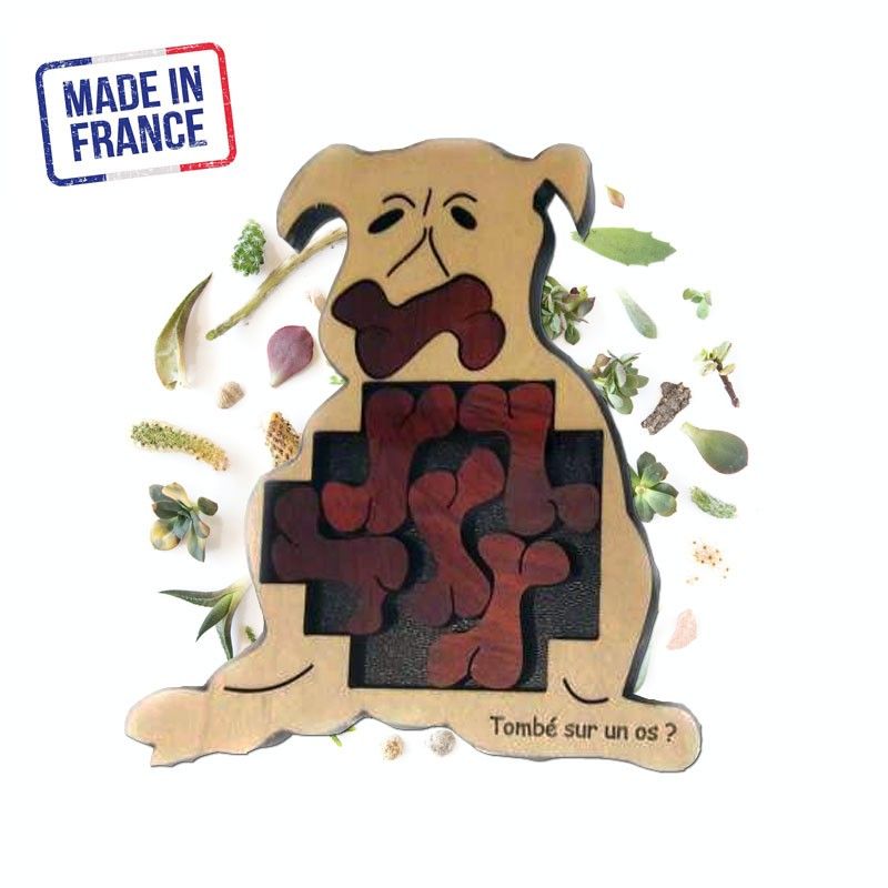 Casse-tête Chien en bois Jeandel Made in France par BCD Jeux