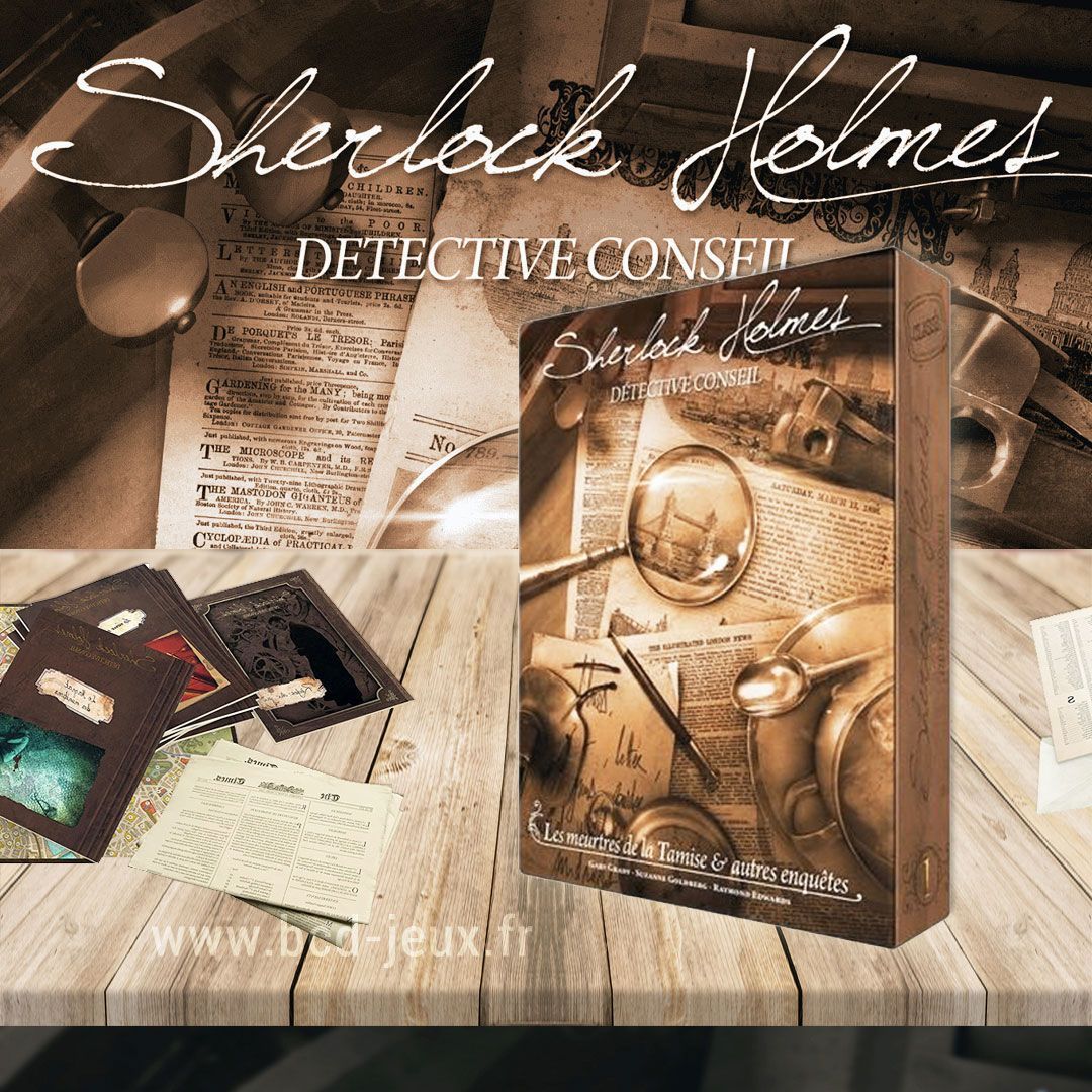 Jeu de société Sherlock Holmes Détective conseil - Meurtre de la Yamise