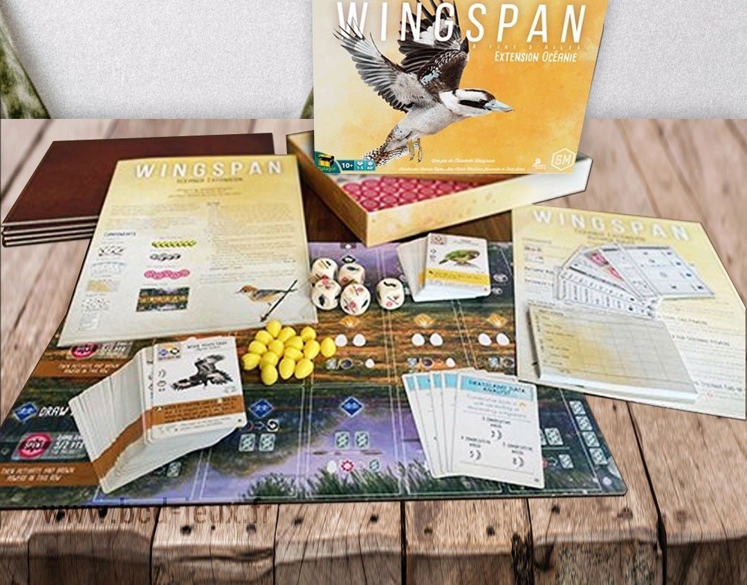 Jeu de plateau Wingspan - Extension Océanie par BCD Jeux