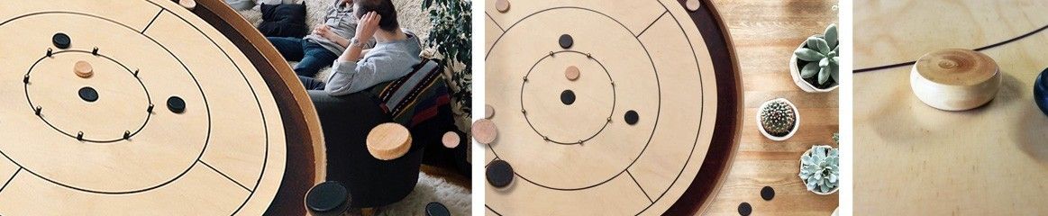 Crokinole 78 XXL - Jeu en bois géant chez BCD Jeux