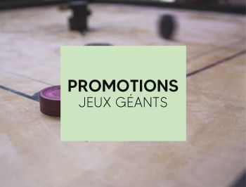 Promotions de jeux en bois géants et extérieurs