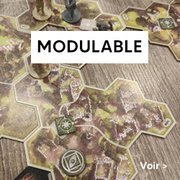 Jeux modulables (pièces du plateau interchangeables)