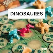 Jeux société thème dinosaures
